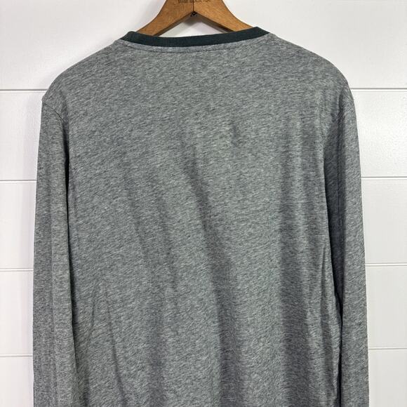 Maloja Long Sleeve Crewneck Graphic Tee Shirt Green sz M - Picture 7 of 7